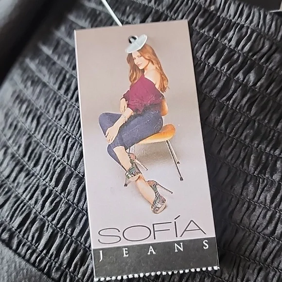 Sofia Vergara Women's NWT 'Carlie' Black Midi Dress. Size S - Picture 7 of 11